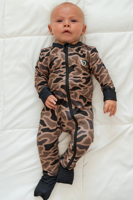 Burlebo Gauge Camo Boys Onesie