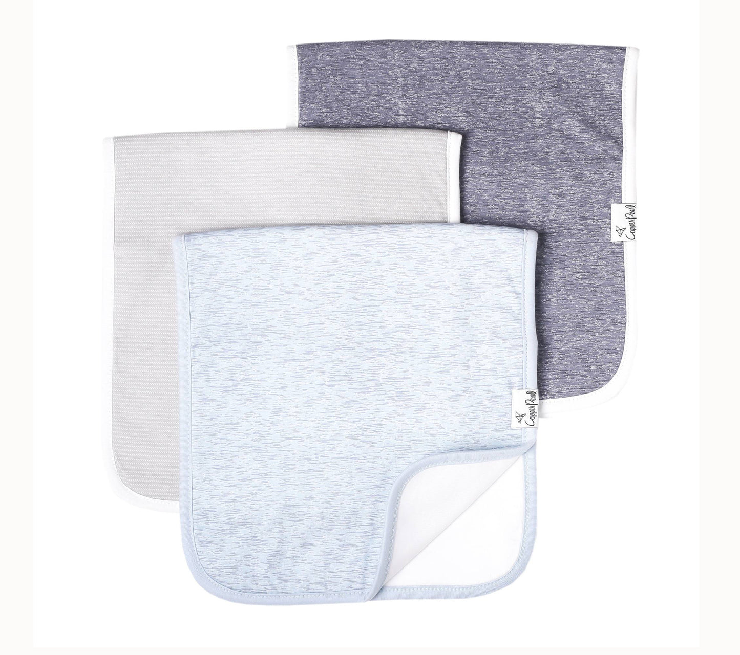 Lennon Copper Pearl Premium Burp Cloths