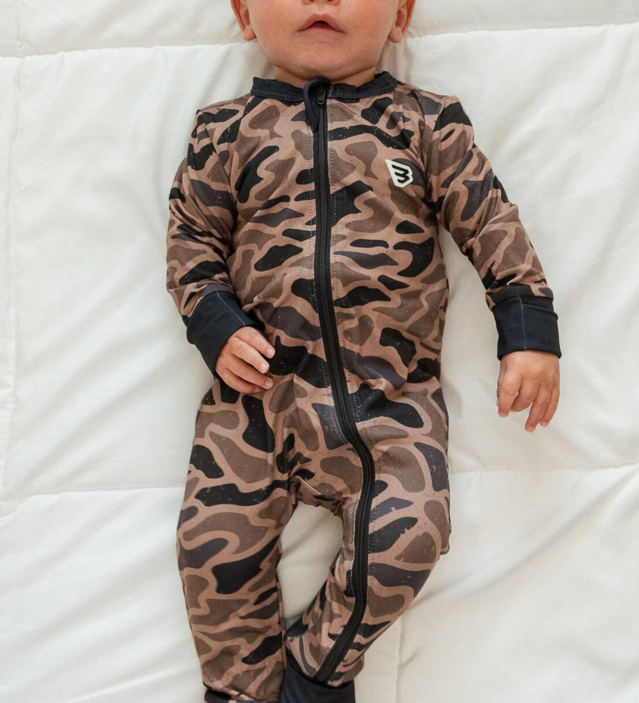 Burlebo Gauge Camo Boys Onesie