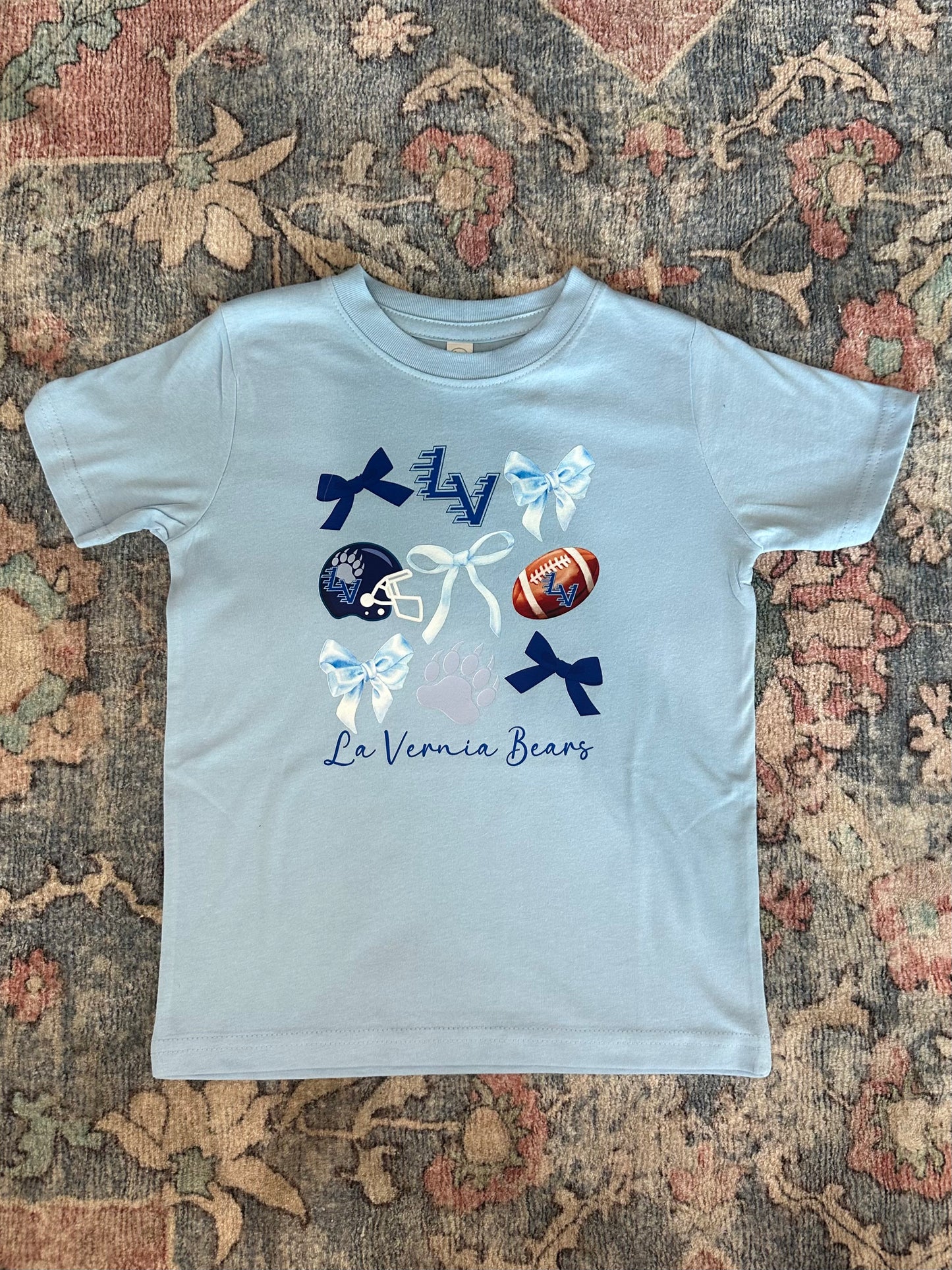 LV La Vernia Bears Bow T Shirt