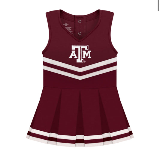 Baby Girl Texas A&M Girls Cheerleading Uniform