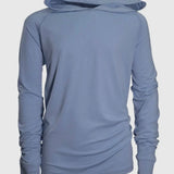 Slate Blue Performance Hoodie Boys Shirt