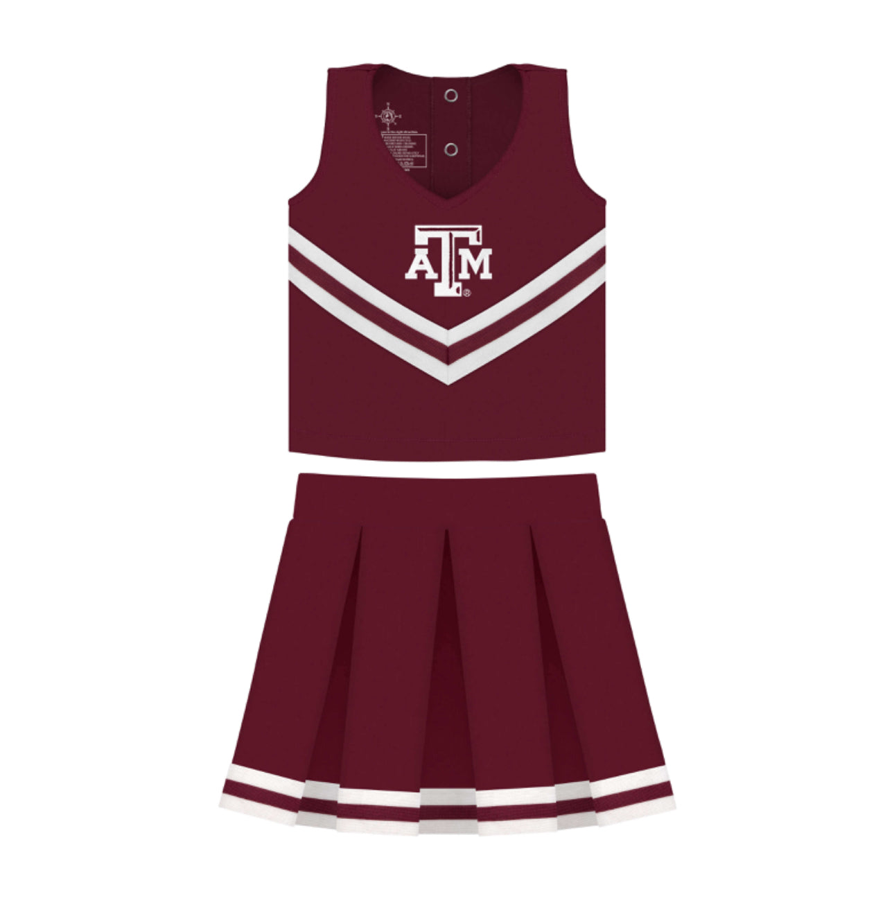 Texas A&M Aggie Girls Cheerleading Uniform (two-piece)