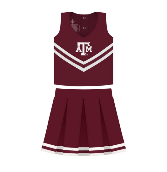 Texas A&M Aggie Girls Cheerleading Uniform (two-piece)