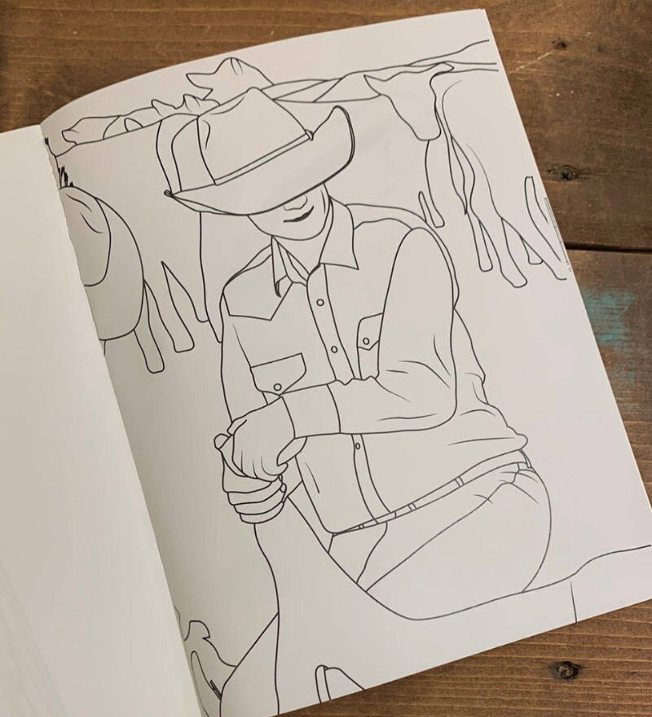 Ranching Coloring Book