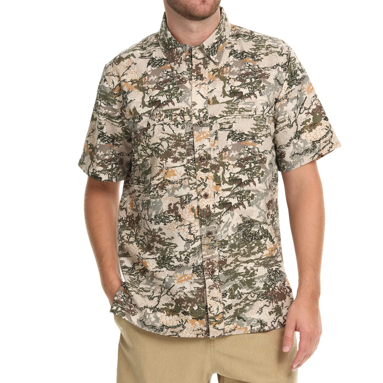 GameGuard Digital Camo Explorer Men's Short Sleeve Shirt