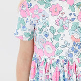 Mila & Rose Girls Hydrangea Pocketed Twirl Dress