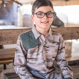 BlueQuail Classic Camo Long Sleeve Boys Shirt
