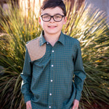BlueQuail Tattersall Long Sleeve Boys Shirt
