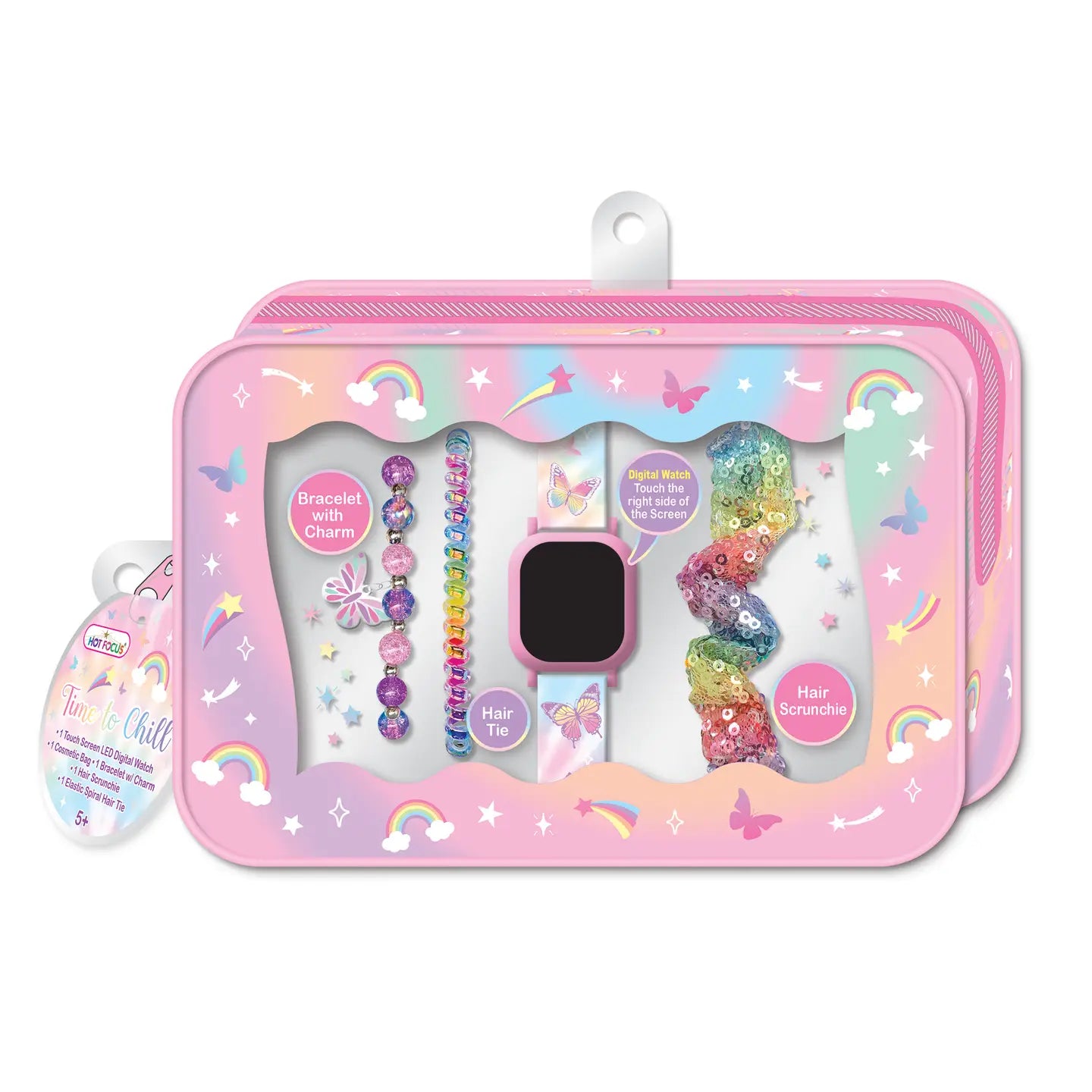 Girls Tie Dye Butterfly - Time to Chill Watch Girls Toy Set