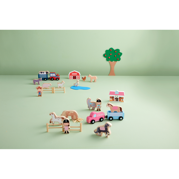 Mudpie Farm Wood Toy Set