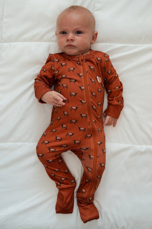 Burlebo Texas Longhorns Onesie