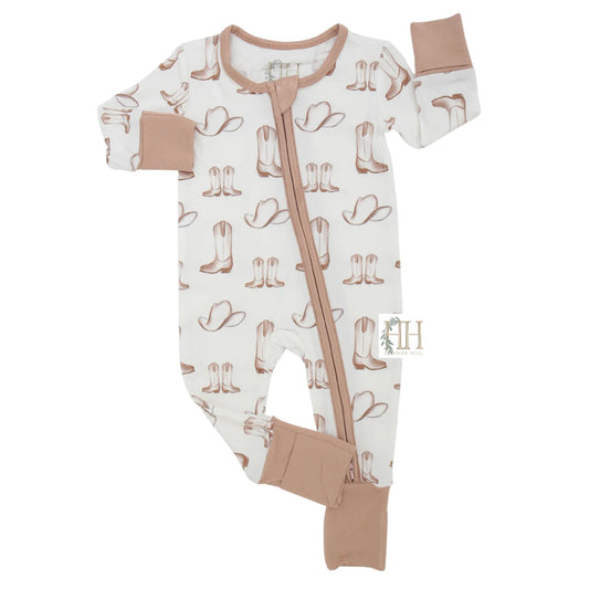 Hamner Hill Montana Ranch Double Zipper Romper