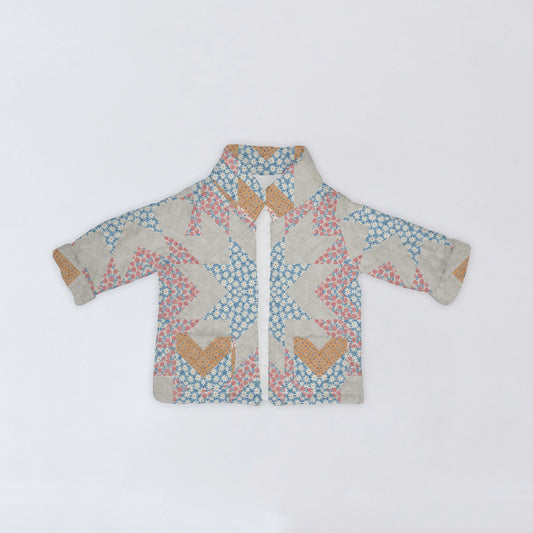 Ida Mae adeline patchwork original Quilted Snap Kids Jacket