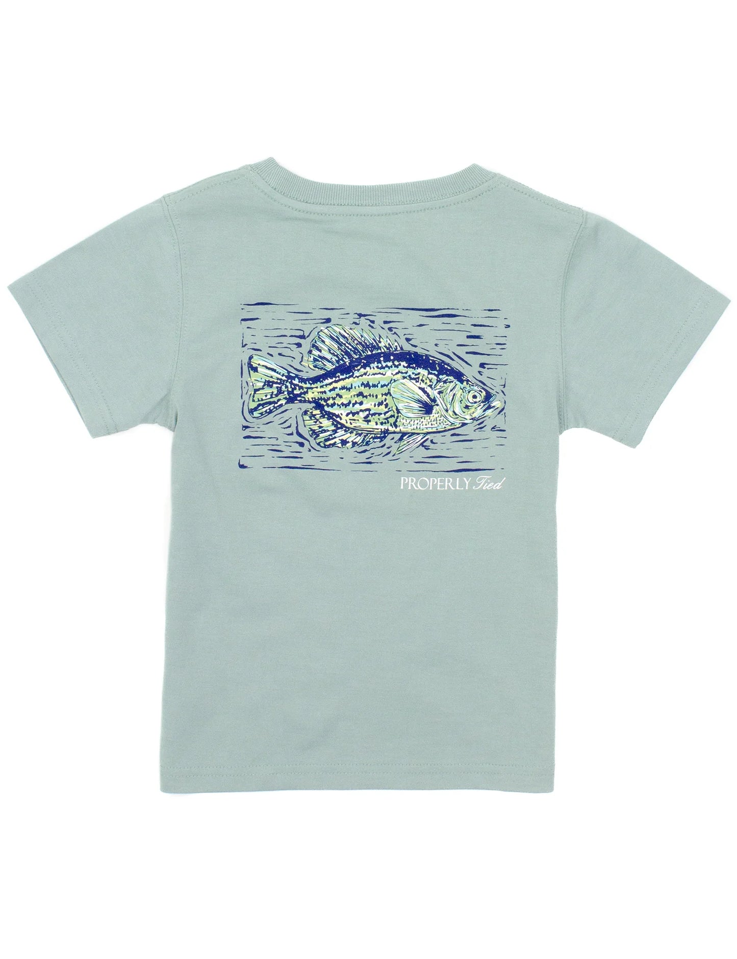 Properly Tied Boys Crappie Short Sleeve Tee