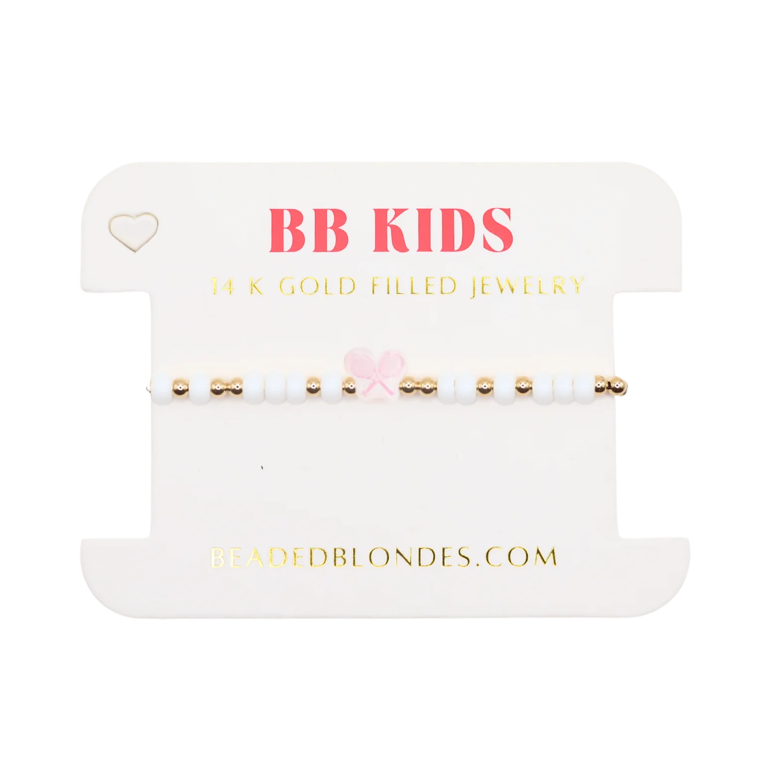 Beaded Blondes Pickleball Racket Sprinkle Bracelet (Kids Size)