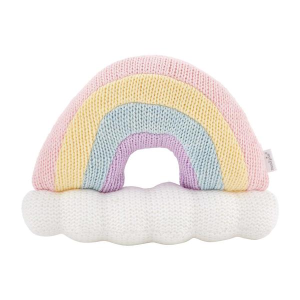 Mudpie Pastel Rainbow Rattle