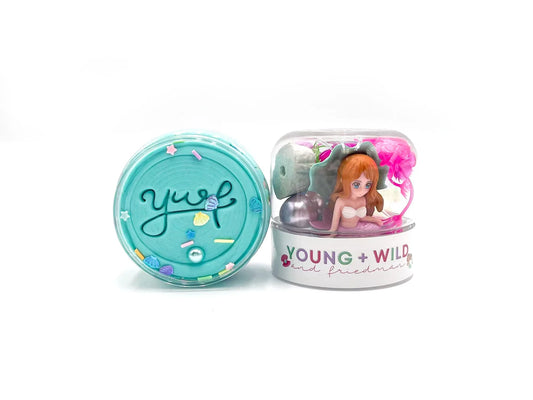 YWF Mermaid Grab & Go Dough Jar Toy