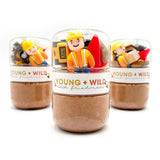 YWF Construction Grab & Go Dough Jar
