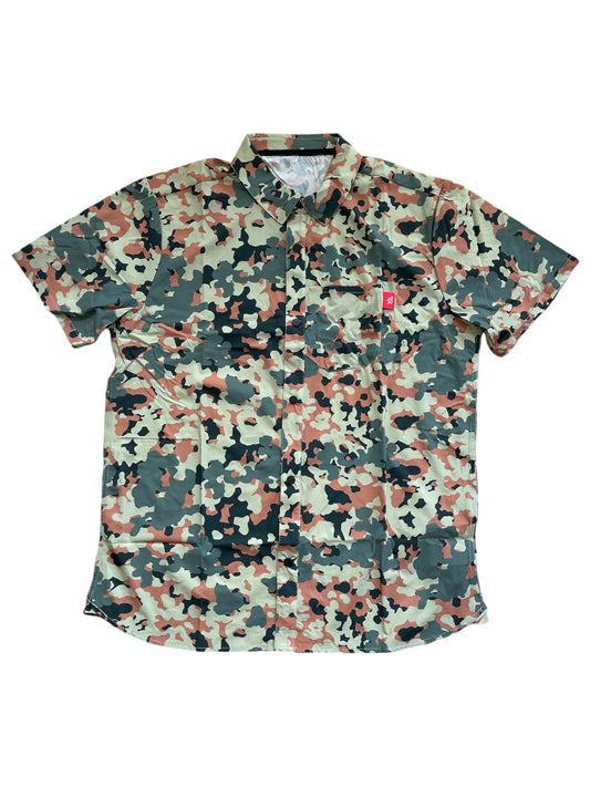 Staunch Sage Leaf Expedition Button Down Men’s Shirt