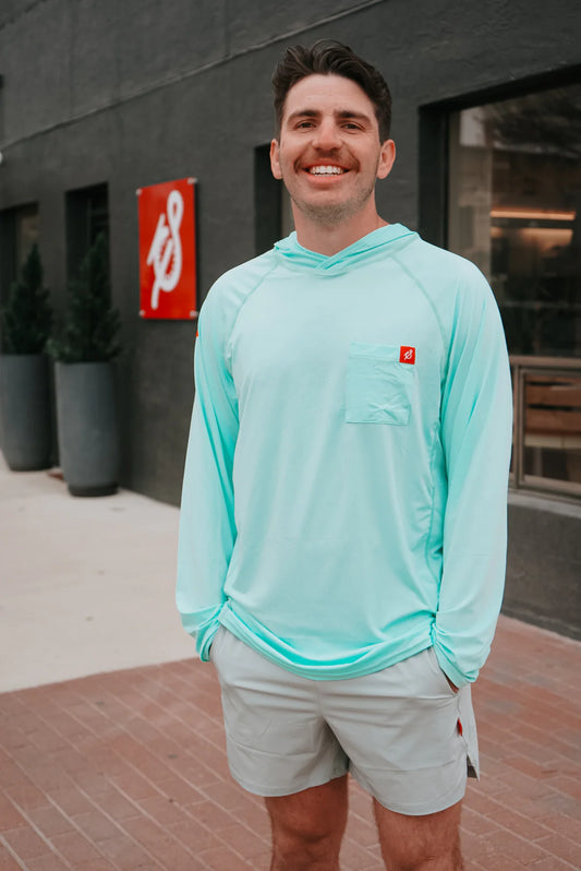 Staunch Voyager Performance Ghost Green Men’s Pullover
