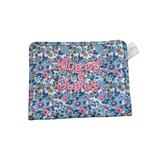 Wipes & Dipes Embroidered TRVL BridgeHampton Floral Large Roadie Pouch Bag Dipes