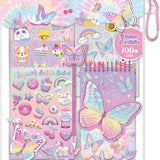 Sticker Portfolio, Tie Dye Butterfly