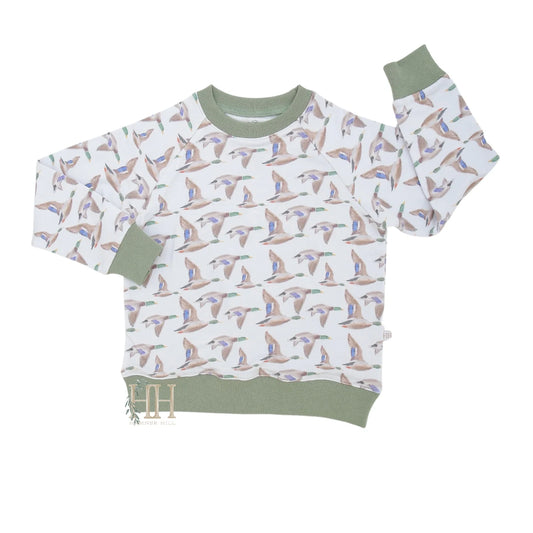 Hamner Hill Duck Flying South Boys Pullover