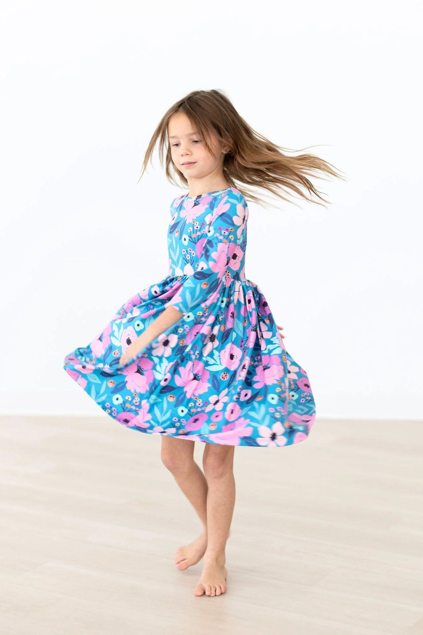 Twirling Teal Twirl Dress (Copy)