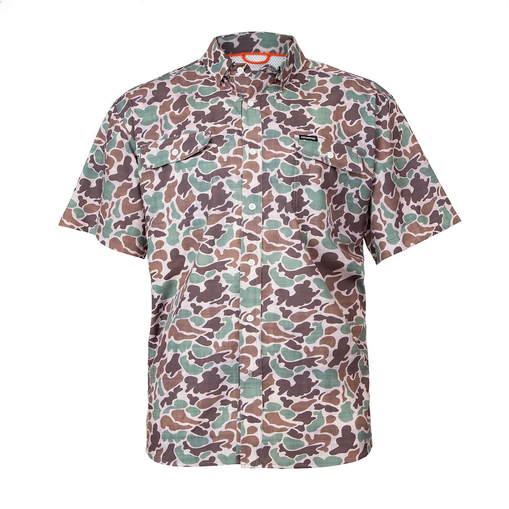 Fieldstone Camo Button Down Boys Hunting Shirt