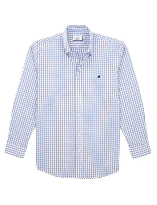 Properly Tied Boys Seasonal Button Up Shirt- Slate Lake