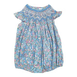 Sweet Dreams Amelia Teal Floral Girls Bubble