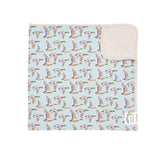 Hamner Hill Flying South Mallard Duck Bamboo Baby Blanket