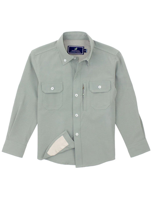 Properly Tied Boys Jade Reeltech Fishing Shirt
