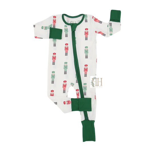 Hamner Hill Nutcracker Christmas Onesie Pajamas SALE