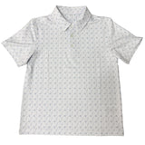 Hamner Hill Wild West Blue Boys Performance Polo