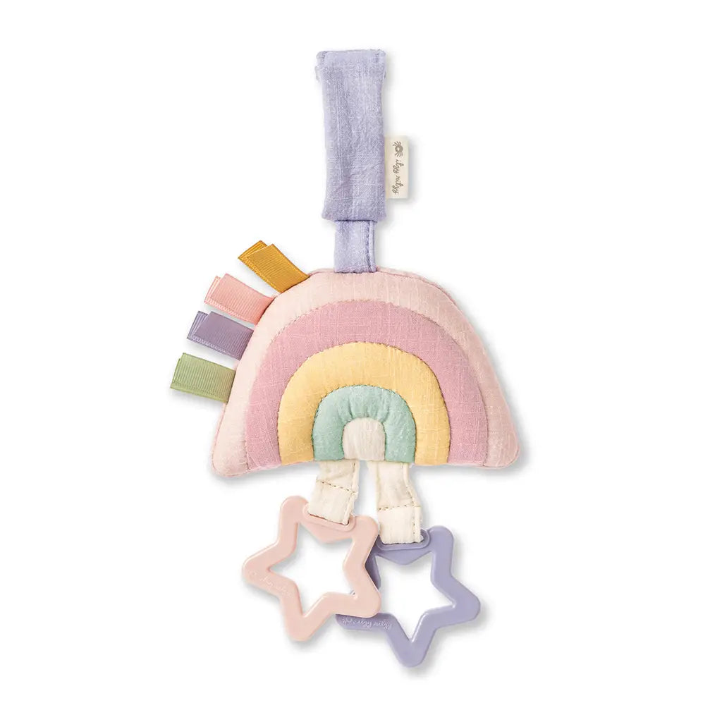 Itzy Ritzy Pastel Rainbow Jingle Travel Toy