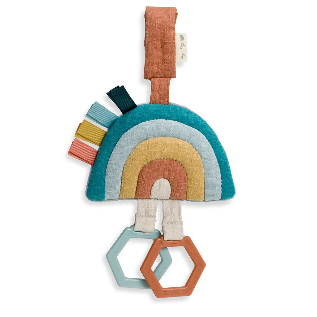 Itzy Ritzy Neutral Rainbow Jingle Travel Toy