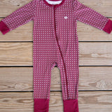 Burlebo Maroon Gig Em Texas A&M Zip Boys Onesie