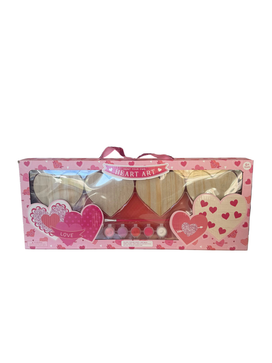 Paint Your Own Heart Art Girls Valentine Toy
