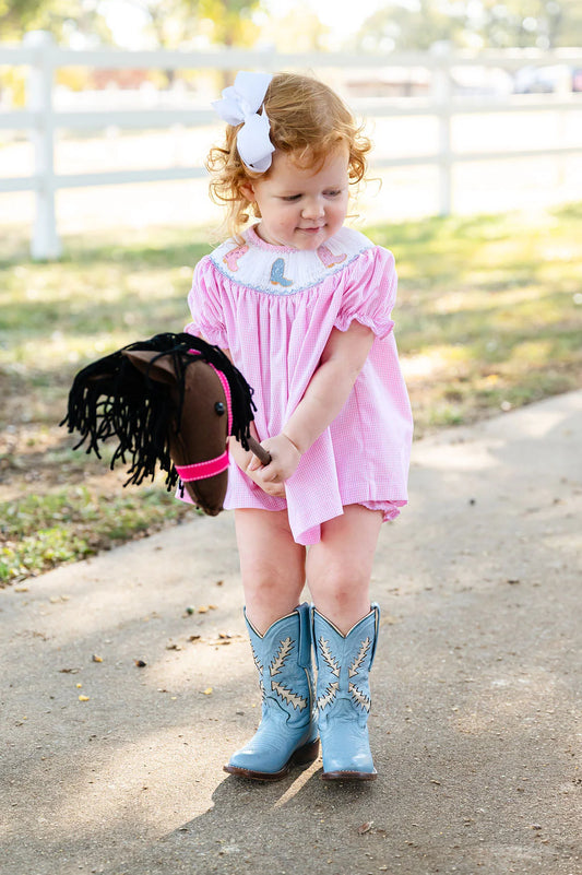 Ruth & Ralph Cowboy Boots Annabelle Bloomer Girls Set