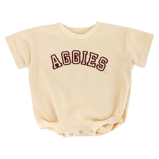 Texas Aggies Cream Gameday Girls or Boys Bubble