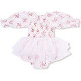 Angel Dear Belle Rosette Smocked Bubble & Tutu Girls Dress