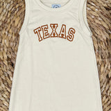 Texas Longhorn Cream Gameday Girls Dress