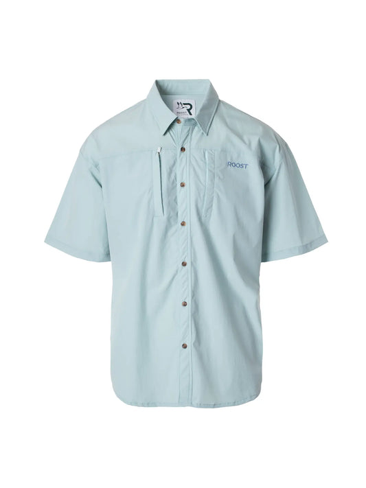 Roost Boys Short Sleeve Button Down Performance Shirt