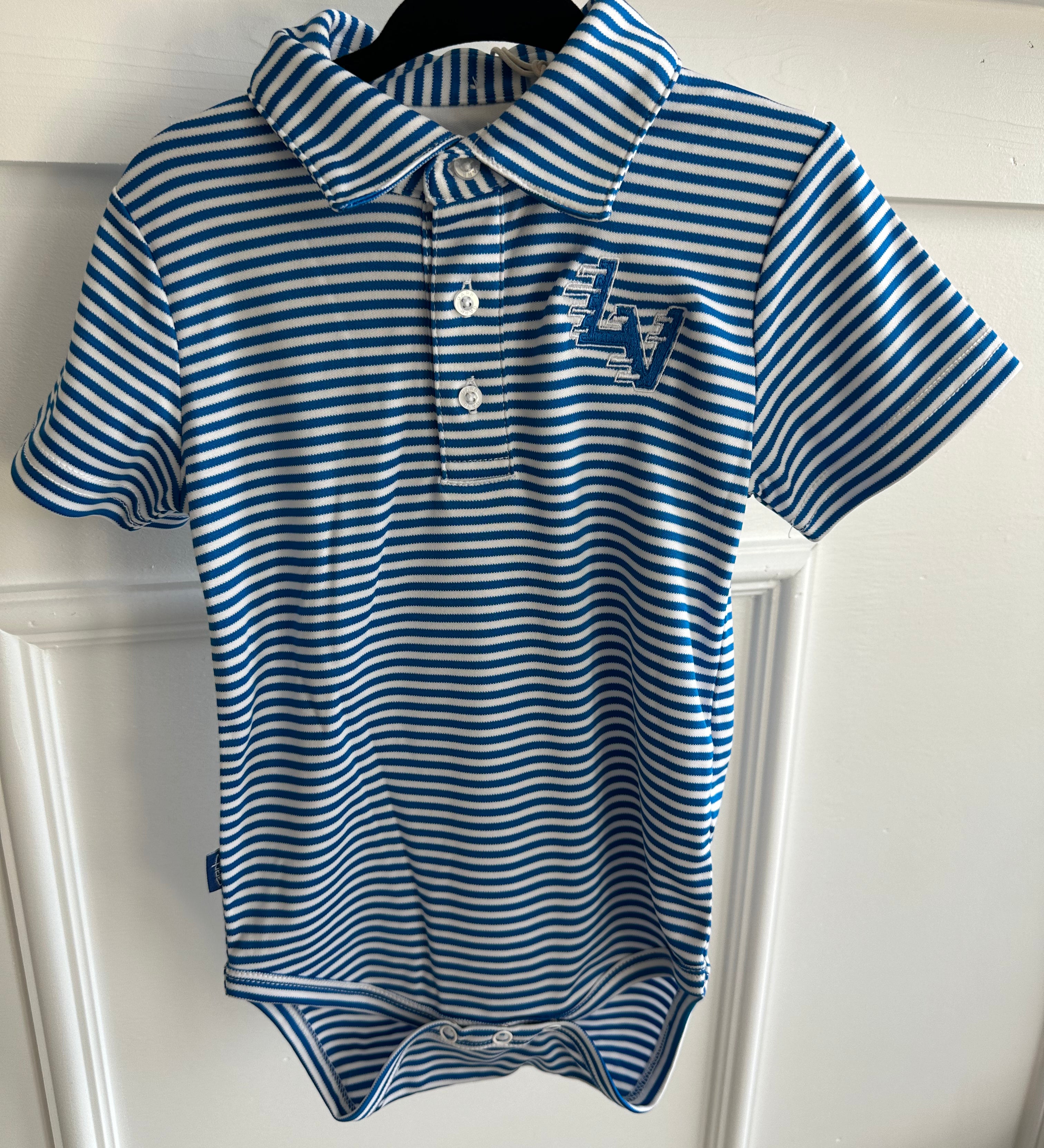 LV La Vernia Striped Boys Polo