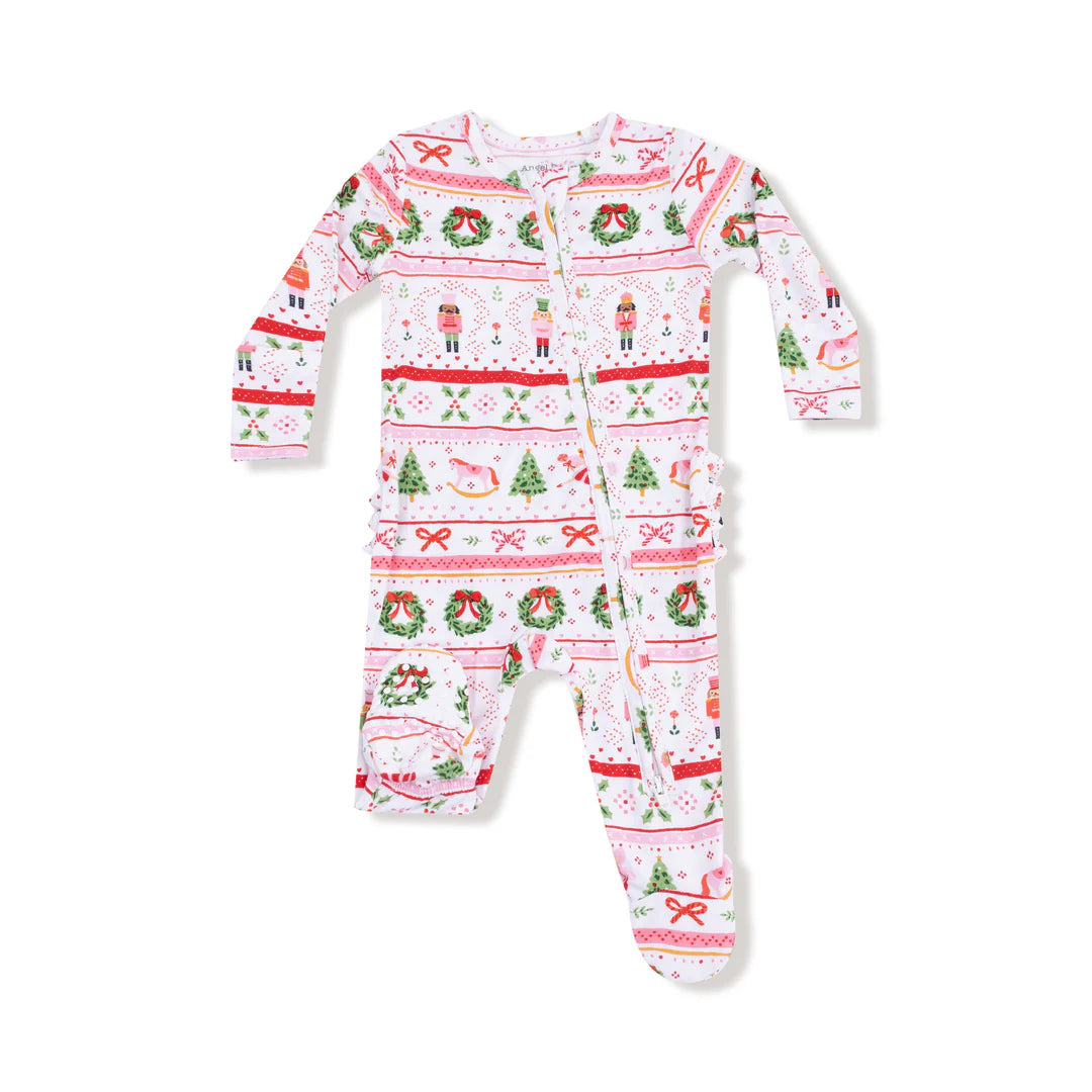 Angel Dear Bamboo Sugar Plum Fairy Nutcracker Girls Christmas Onesie