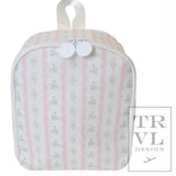 TRVL Ribbon Floral Pink Lunchbox Bag