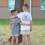 Burlebo Boys Heather Oatmeal Buck Shirt
