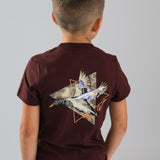 Burlebo Boys Heather Maroon Triangle Pintail duck